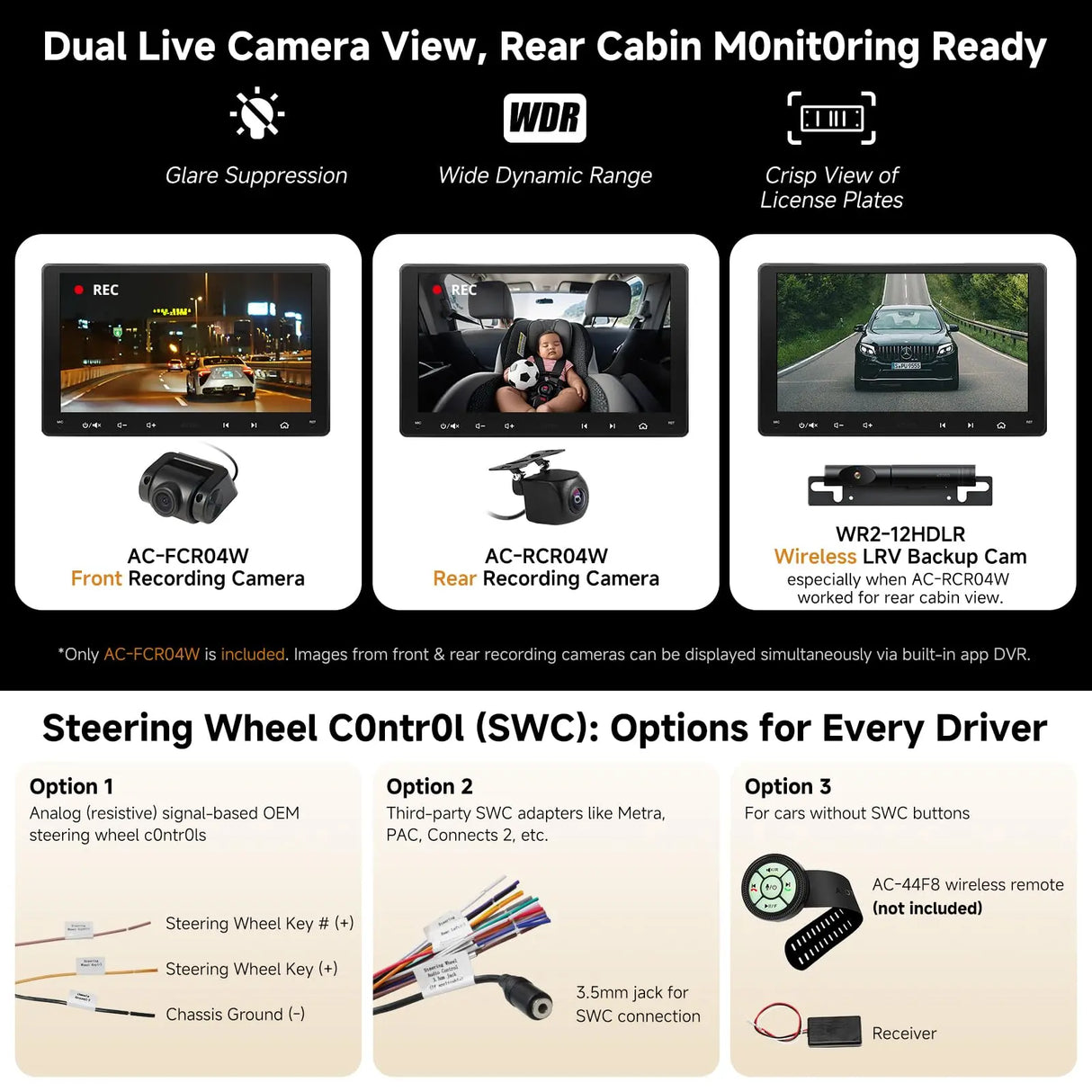 ATOTO S8G2094MS 9" QLED 8-Core Double Din Android Car Stereo with 1080P Front Camera, 4G+32G, Wireless CarPlay & Android Auto, Built-in 4G, Dual Bluetooth, DSP & SCVC, AI Chat