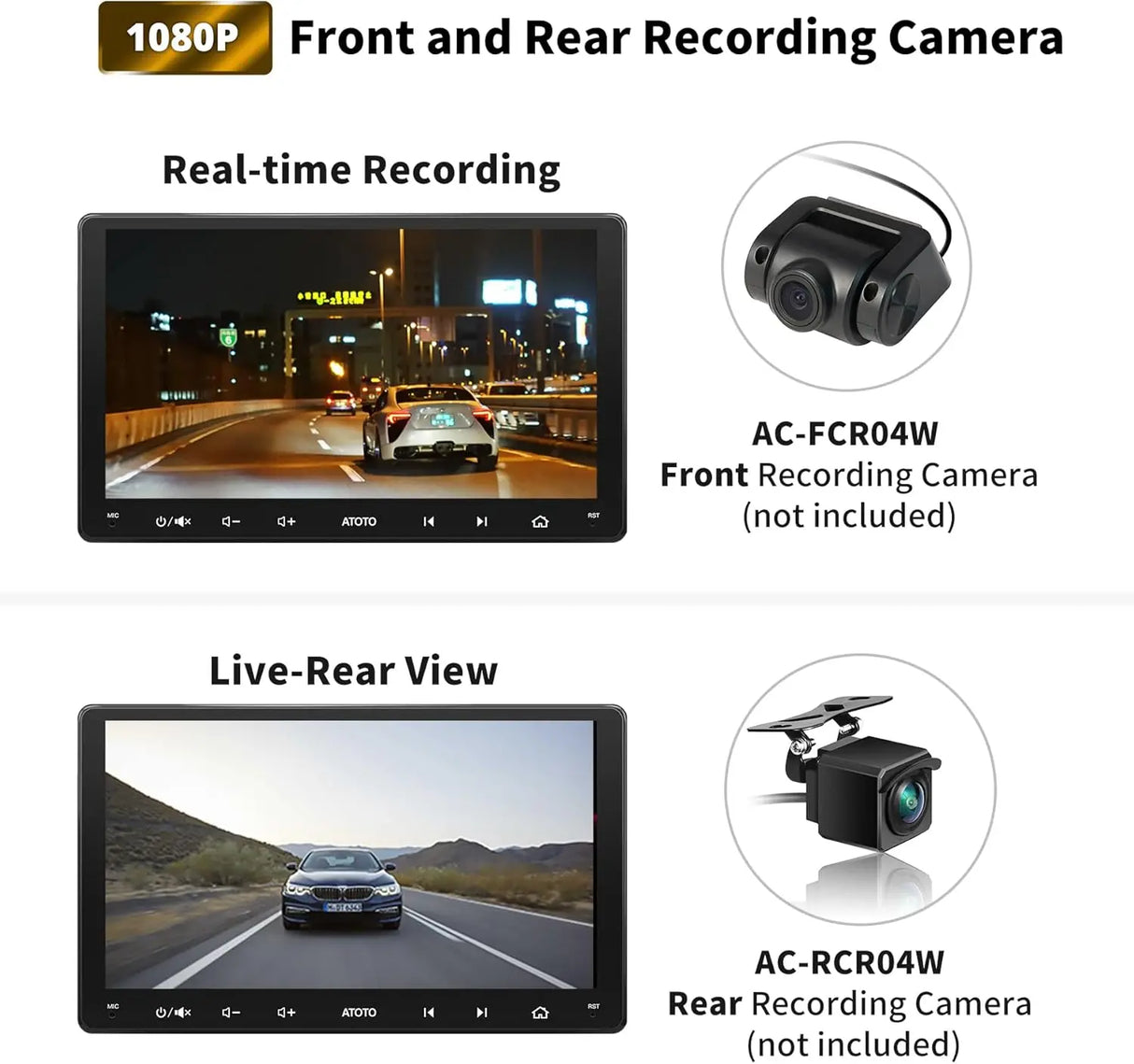 ATOTO S8G2099UN 9" QLED Double Din Car Stereo, Built-in 4G LTE, Wireless CarPlay & Android Auto in-Dash Navigation,4 * 49W Amp,8-Core 6G+128G