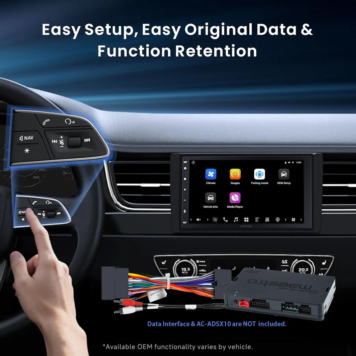【High-end】ATOTO X10G2B7E 7" Double Din Car Stereo with Front & Rear Cameras, QLED Touchscreen, CarPlay & Android Auto, 4G LTE & WiFi, GPS, 8GB + 128GB TF Card, Dual Bluetooth, DSP Audio Technology