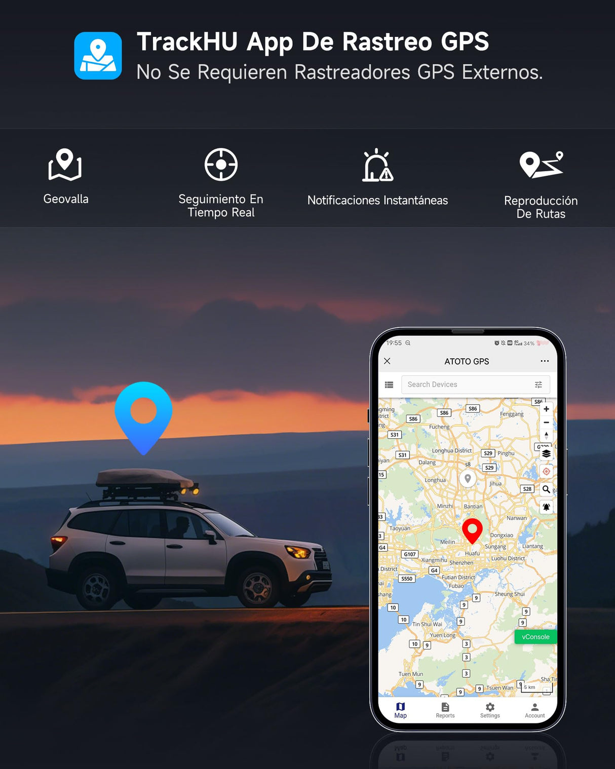 ATOTO CB6C Dongle WIFI CarPlay Inalámbrico Android 13, Caja AI Plug&Play con GPS, Asistente IA, 4G LTE, 4GB+64GB, Negro