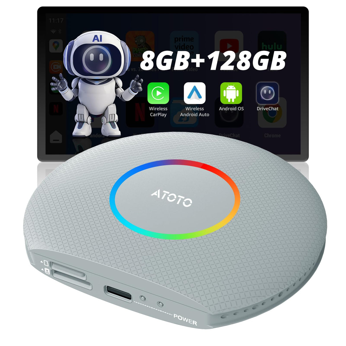 CB6 android auto wireless adapter