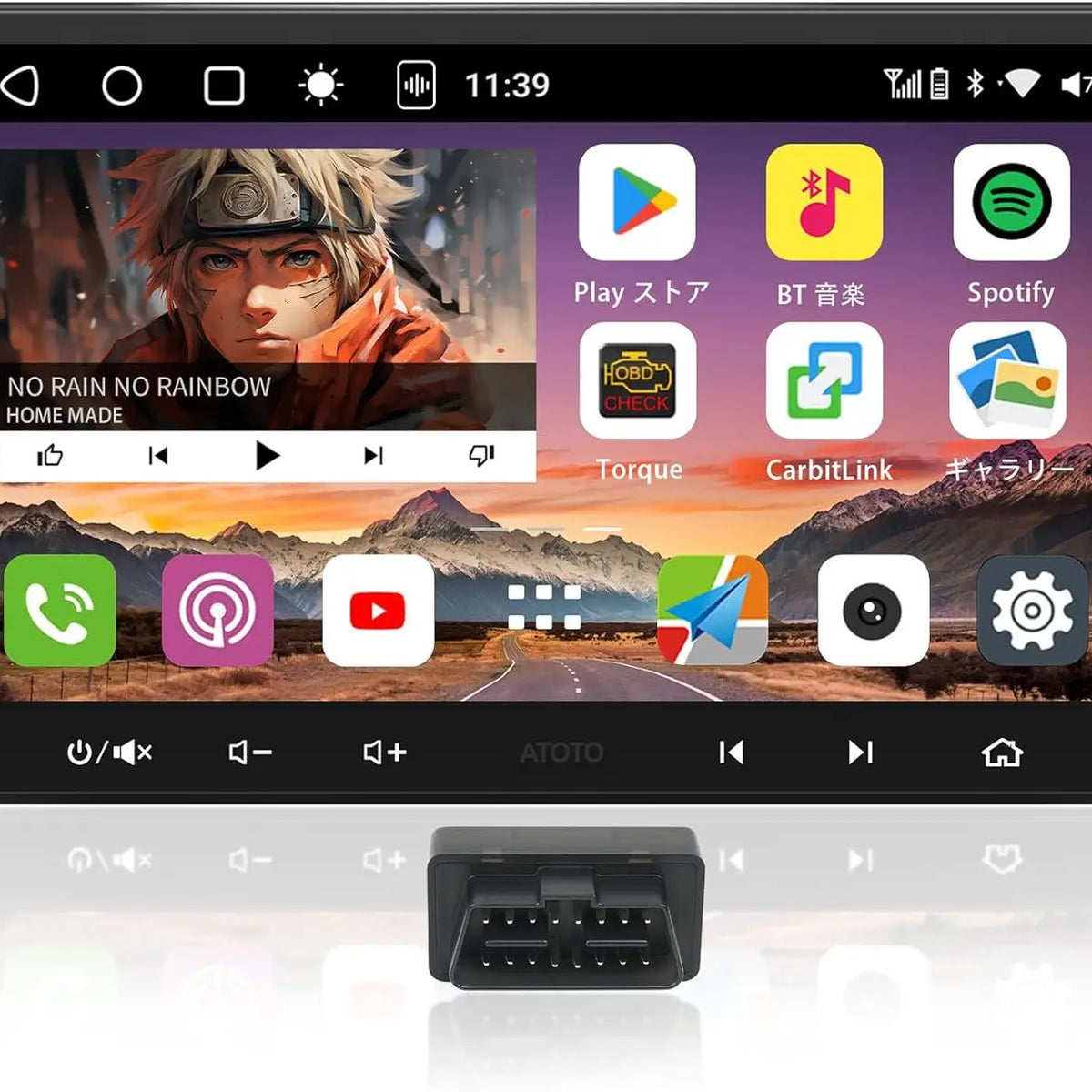 ATOTO S8MS 9インチ 2Dinディスプレイオーディオ LTE内蔵 CarPlay OBD2