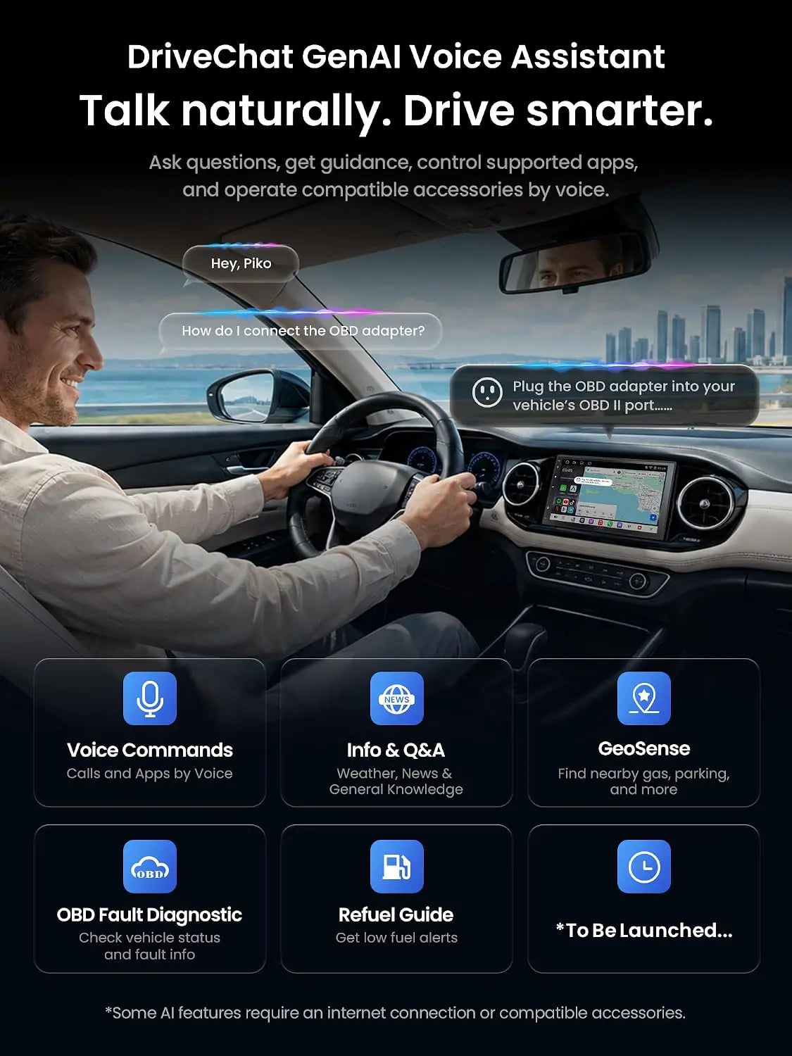 ATOTO A5L Gen2 7inch Double Din Car Stereo, Wireless CarPlay & Android Auto