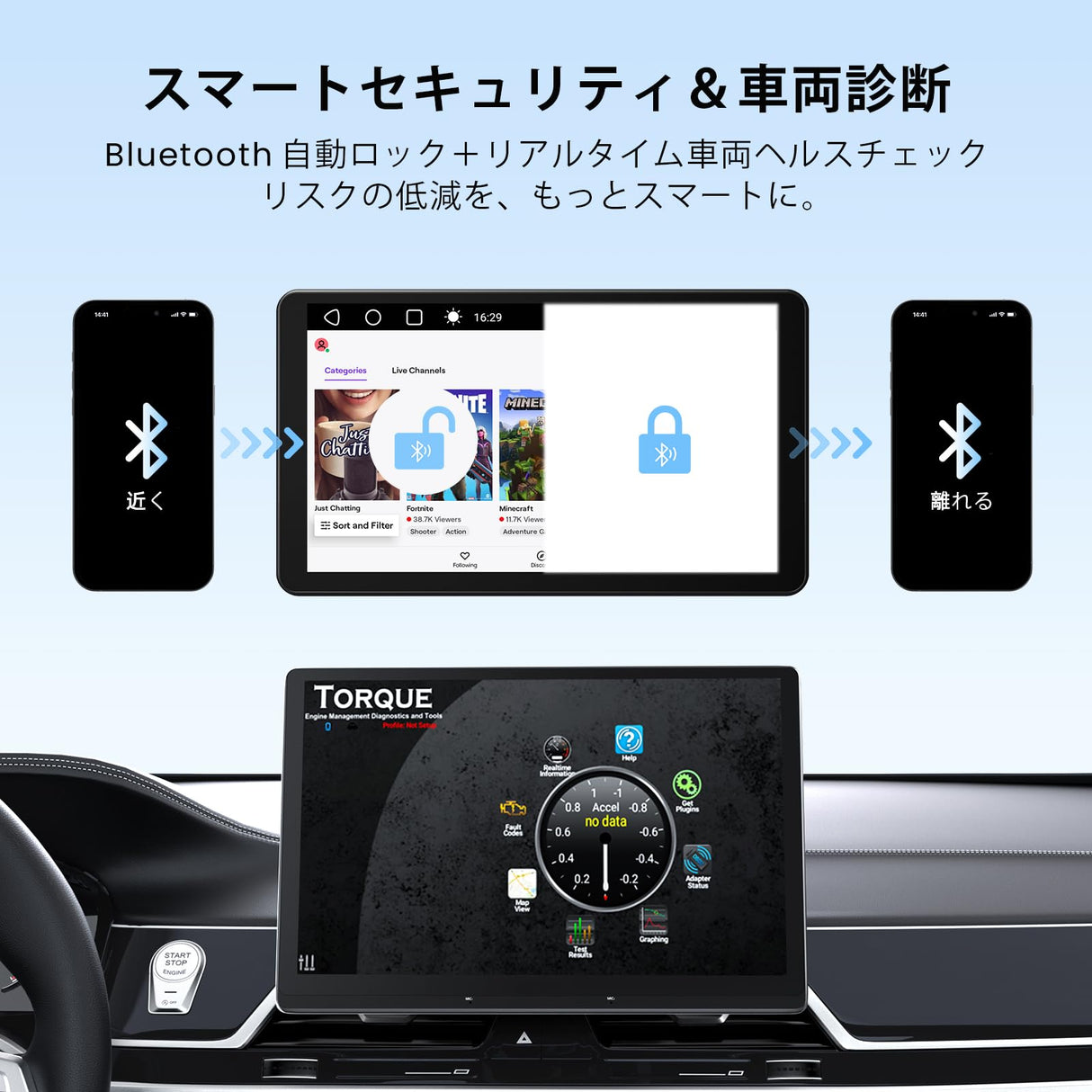 ATOTO DriveChat CB4A 互換シリアル:CarPlay/Android Auto対応 Ai Box、YouTube/Netflix利用可能、Androidアプリ内蔵、車載アシスタントサポート