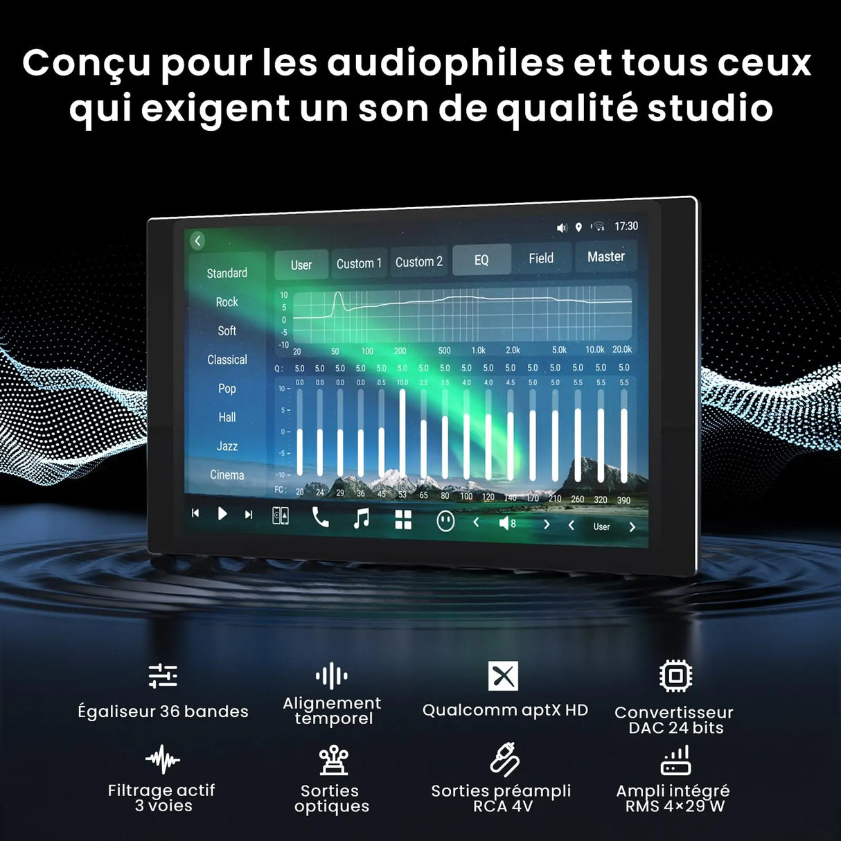 ATOTO X10G225E 12.5" Autoradio Bluetooth Android QLED 2 Din, 8+128 Go, CarPlay sans fil & Android Auto, 4G LTE, Assistant vocal IA, GPS, Microphone double, LRV, Entrée HDMI