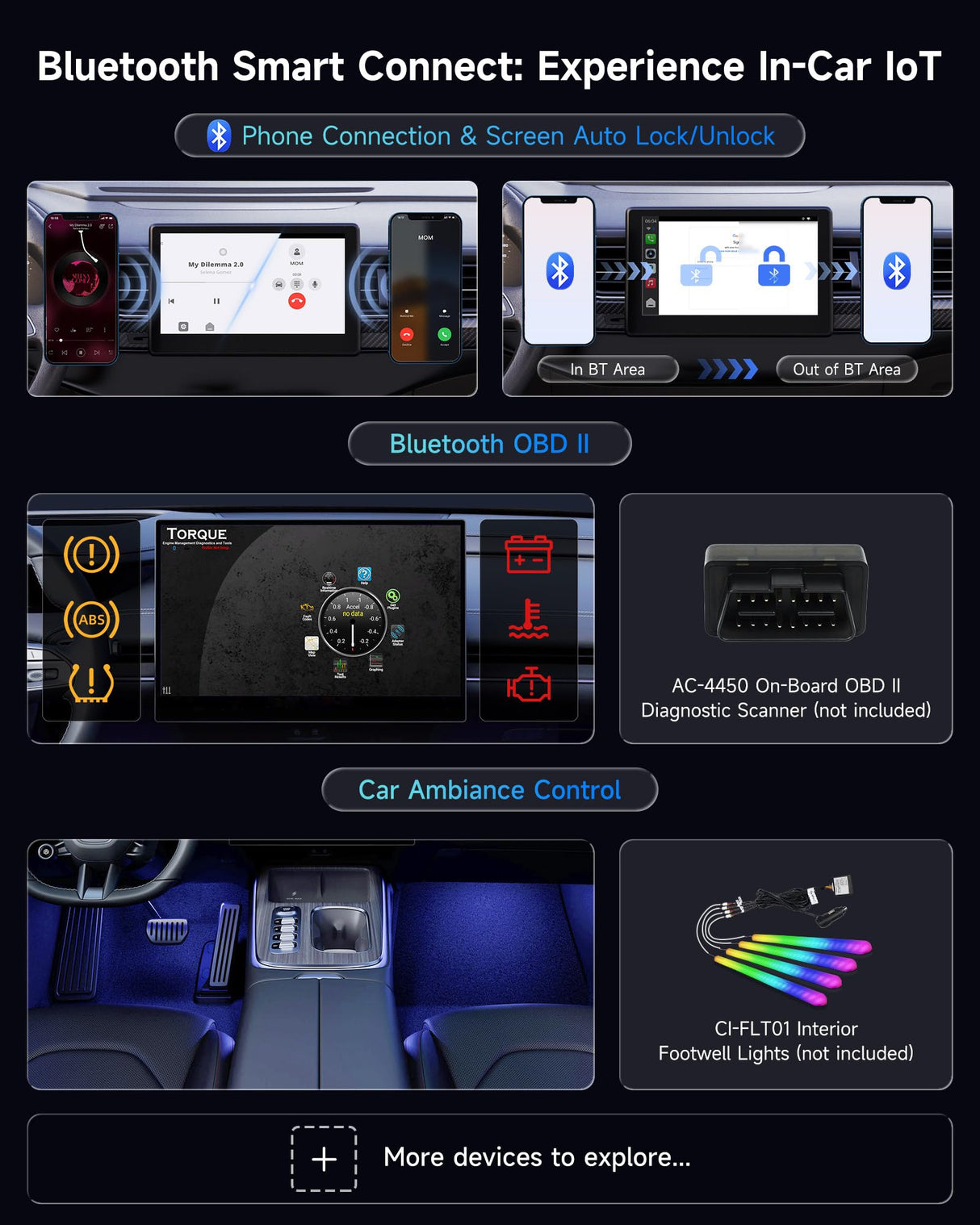 ATOTO CB4B Wireless CarPlay Adapter, Car Smart Box with Dual WiFi, Dual Bluetooth, AI DriveChat, 4G+32G – Supports Netflix/YouTube/128GB TF Card, Plug & Play, Android AI Box, 2025 Upgrade, Black