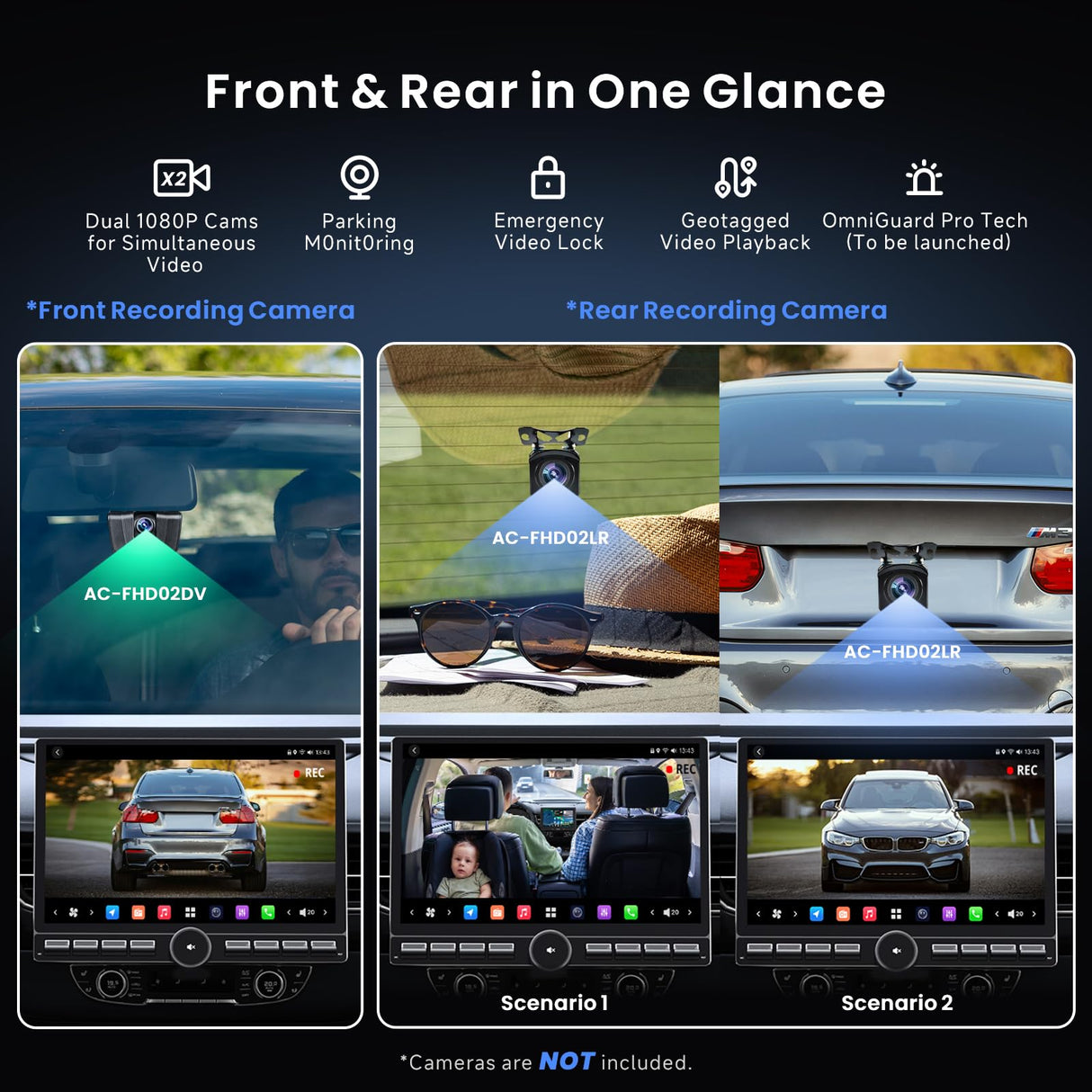 ATOTO X10G129PE 12.95" QLED Android Car Radio (Single/Double Din), 8G+128G, Flexview Display with Knob & Buttons, 7.1.2 CH Surround Audio, Wireless CarPlay & Android Auto, 4G LTE, 36-Band EQ, HDMI Input