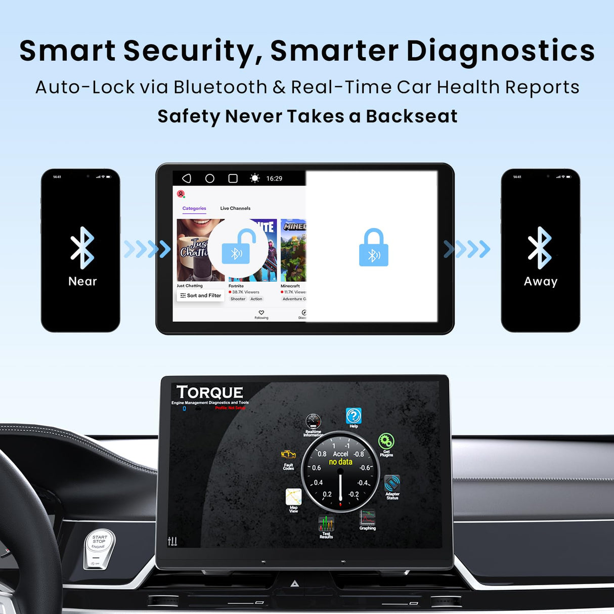 ATOTO CB4A Wireless CarPlay Adapter, AI Box 5-in-1 Car Smart Box with 5G WiFi, Supports Android Auto, YouTube, Netflix – For OEM Wired CarPlay, Plug & Play