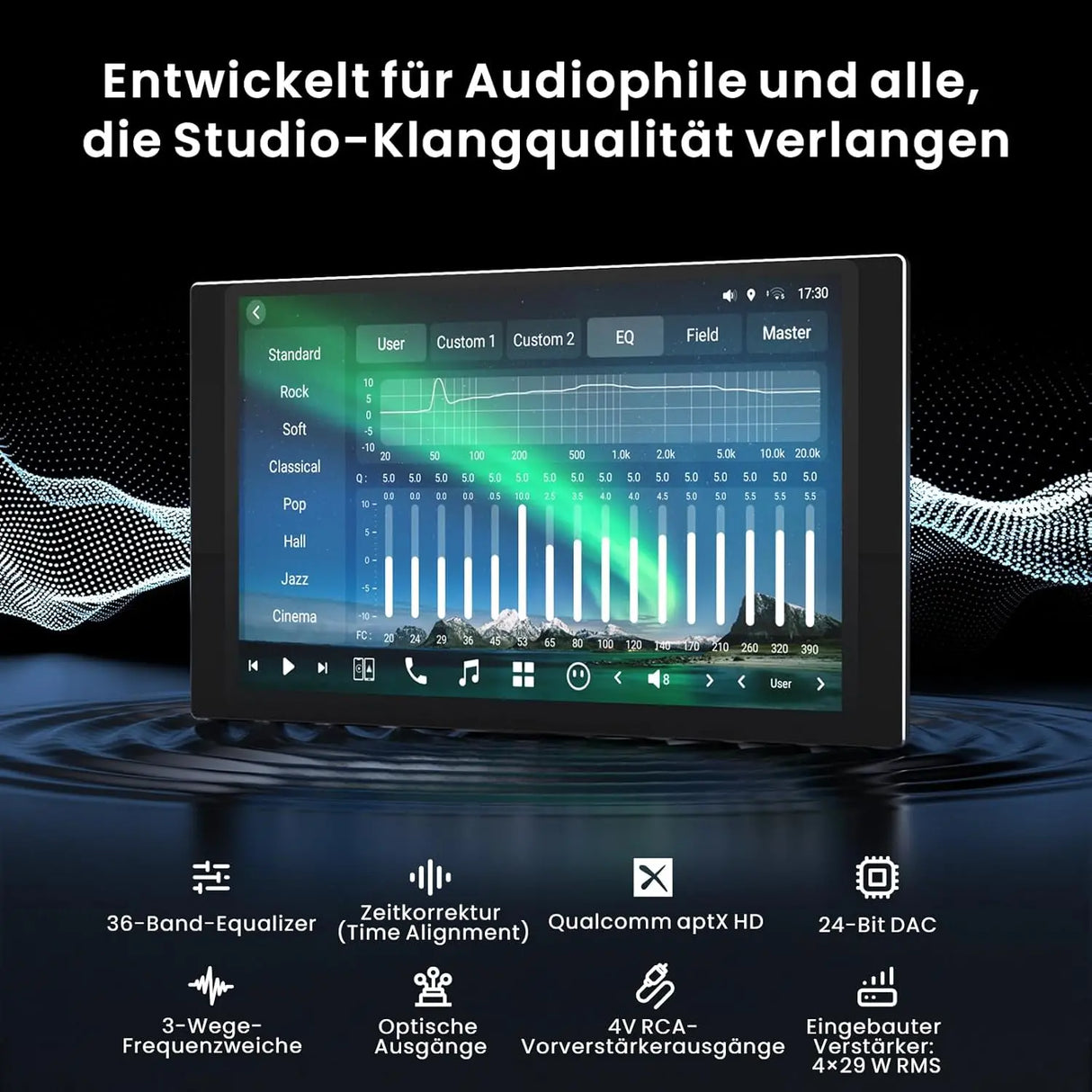 ATOTO X10G225E 12.5" QLED Android Doppel Din Radio, 8G+128G, 4G LTE, KI-Sprachassistent, Kabelloses CarPlay & Android Auto, Duales Mikrofon & BT, LRV, 36B-EQ, HDMI-Eingang
