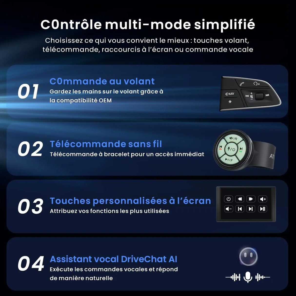 ATOTO X10G225E 12.5" Autoradio Bluetooth Android QLED 2 Din, 8+128 Go, CarPlay sans fil & Android Auto, 4G LTE, Assistant vocal IA, GPS, Microphone double, LRV, Entrée HDMI