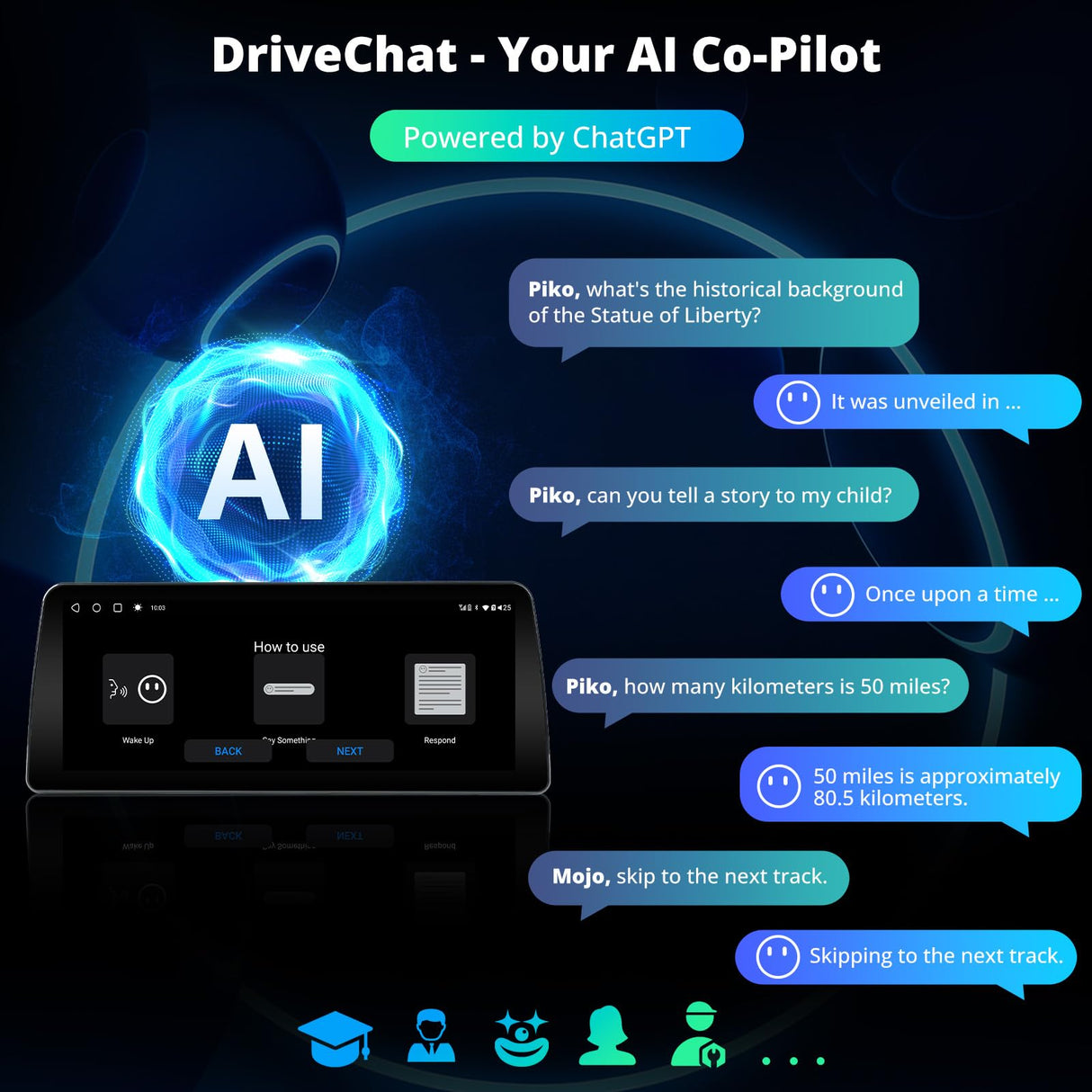 ATOTO S8BMX1512B8PN 12,3"Autoradio Bluetooth, CarPlay, Android Auto Wireless, Navigatore, DriveChat AI, 2 BT, 4G LTE – Compatibile con BMW X1 F48 NBT (2016-2017), Mantiene Funzioni Originali