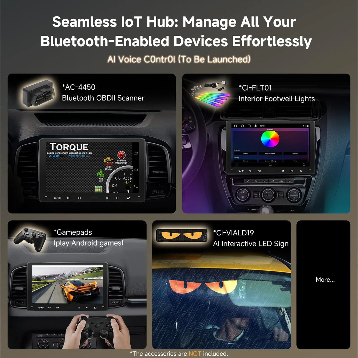 ATOTO S8G2094MS 9" QLED 8-Core Double Din Android Car Stereo with 1080P Front Camera, 4G+32G, Wireless CarPlay & Android Auto, Built-in 4G, Dual Bluetooth, DSP & SCVC, AI Chat