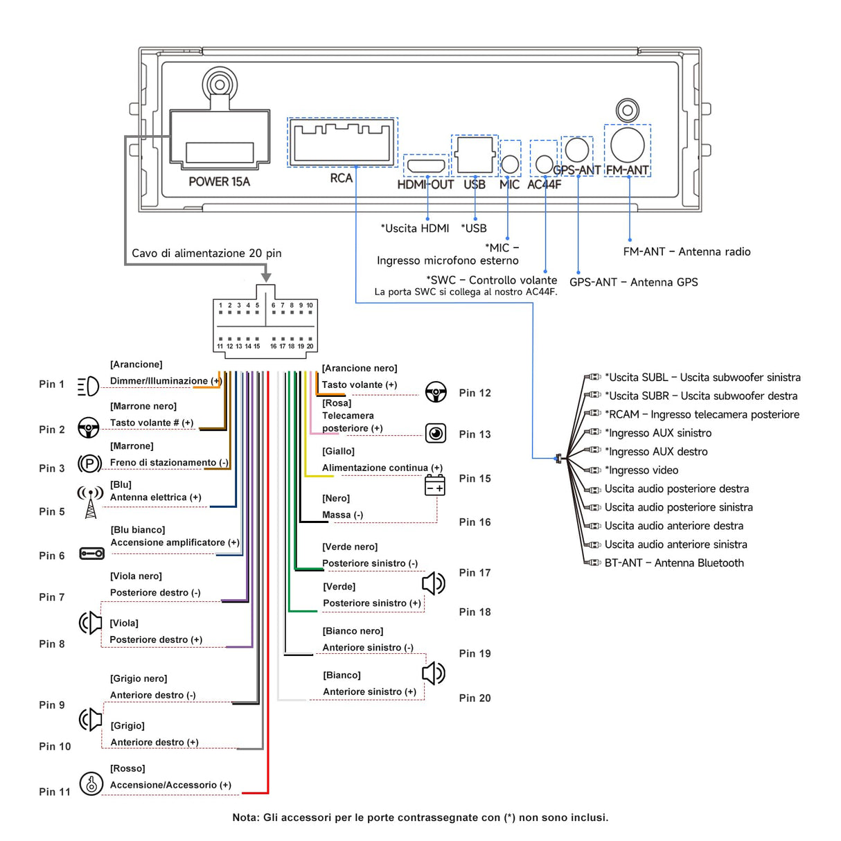 ATOTO A5LG110T 10" 2DIN e Adattivo a 1DIN Android Autoradio, IPS Schermo a Display Fluttuante, CarPlay e Android Auto Senza Fili, Tethering WiFi/BT/USB, Mirrorlink, DSP/FM/RDS