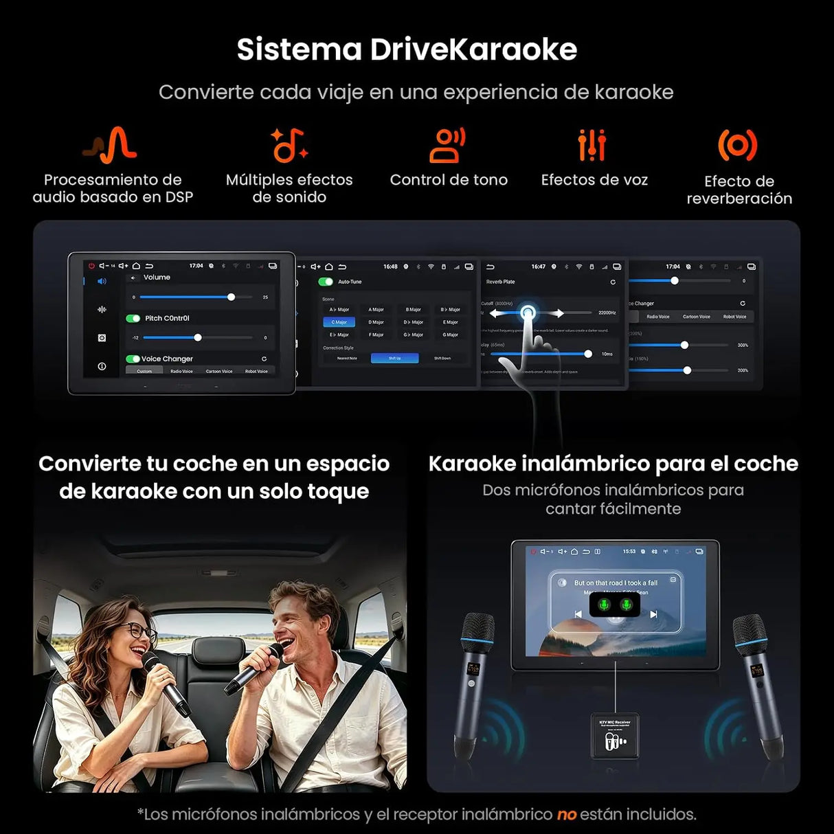 ATOTO V10G110OC 10,1" Radio Android para Coche 1 DIN & 2 DIN, 6GB+128GB, CarPlay y Android Auto Inalámbricos, 4G LTE/WiFi, GPS, Bluetooth 5.4 aptX HD, DSP 24B-EQ, DVR 4 Canales, Karaoke en el Coche, Asistente AI