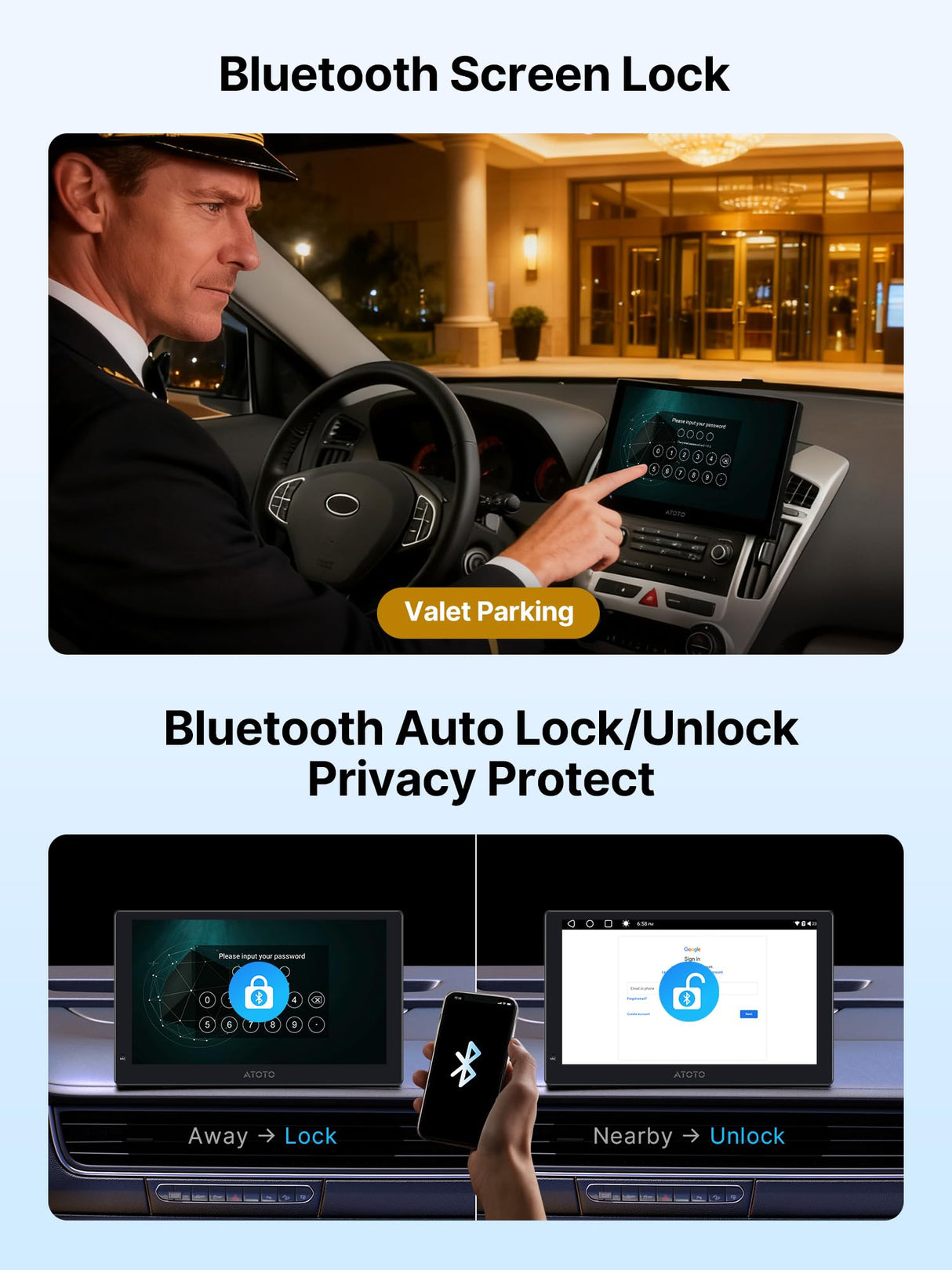 P9 Pro Smart Driving Display, 9"QLED Portable Car Display with Wireless CarPlay & Android Auto, Full Android-Powered Head Unit, 4G LTE, Dual-Bluetooth, AI Voice, Dash-Cam DVR & AHD Rear Cam Ready