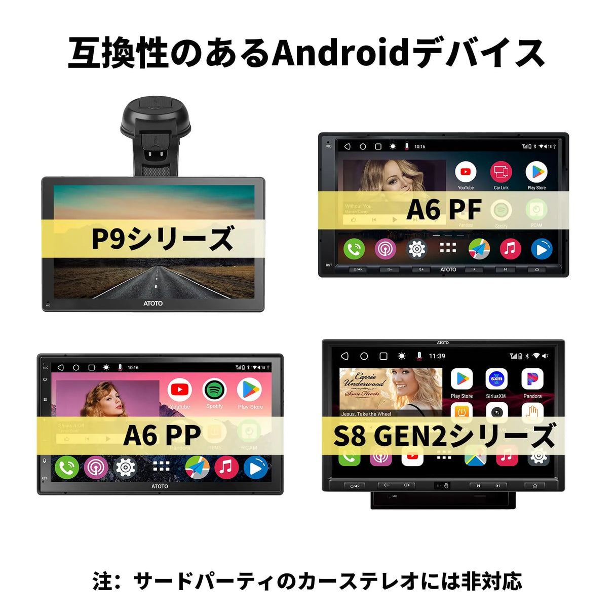 ATOTO AC-HBV86 HDMI - USB Aアダプターケーブル(13.8cm)でATOTO P9/A6/S8/X10にTVボックス/ゲームパッド接続、車内でテレビ/ゲームをストリーミング視聴可能