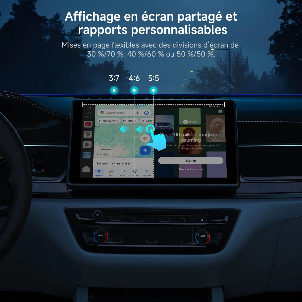 ATOTO CB7SATN Adaptador CarPlay inalámbrico Android Auto – AI Box Android 13, 4GB+64GB, 4G LTE (SIM), WiFi 2.4/5GHz, Bluetooth dual, GPS, HDMI in/out
