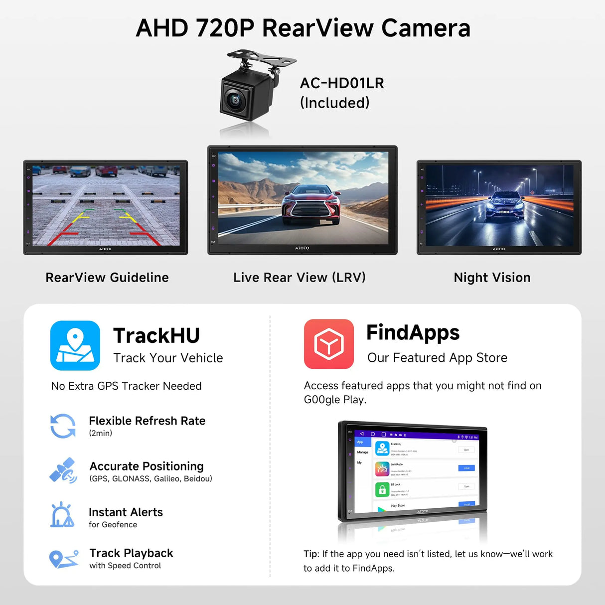 ATOTO A5LG2B7T 7" Double-DIN Android Head Unit with Wireless CarPlay & Android Auto, ChatGPT-AI, GPS, WiFi/BT/USB, 24-EQ DSP, 4x45 AMP