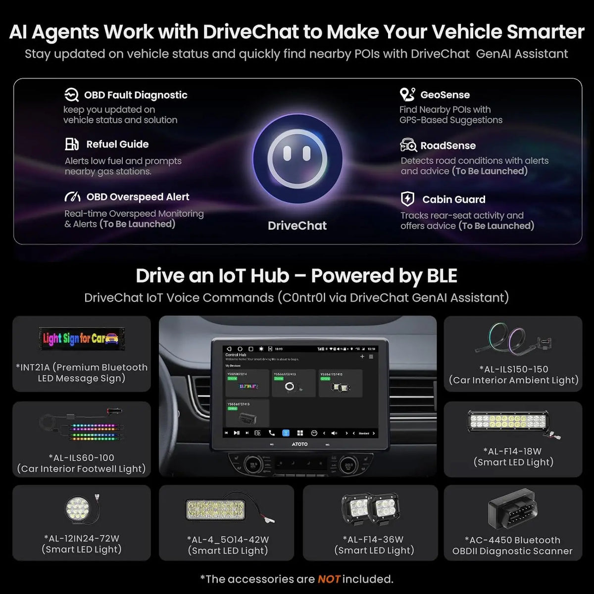 ATOTO V10 10.1" Android Single Din&Double Din Car Stereo, 6+128GB, 4G LTE