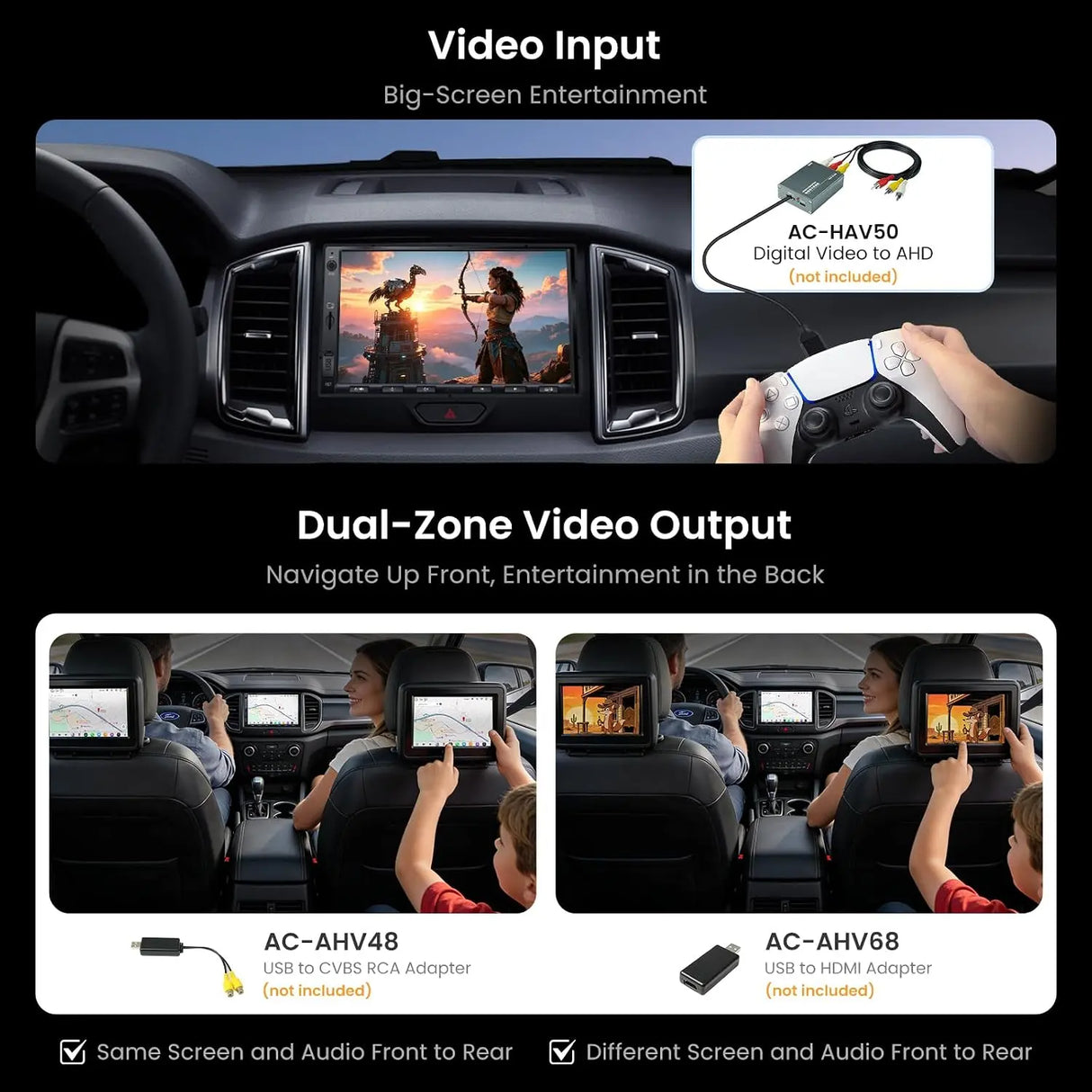 ATOTO S8L 7" Double Din Car Stereo, 4G LTE, Wireless CarPlay & Android Auto