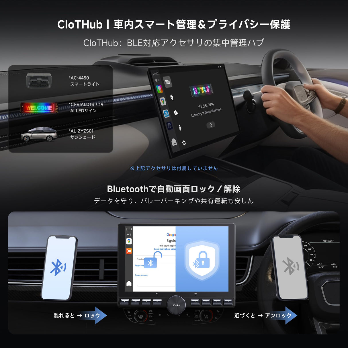 ATOTO CB7SATN フルAndroid 4G LTE Magic Video Box ワイヤレスCarPlay/Android Autoアダプター HDMI出力対応、セカンドスクリーン&ゲーム機モニター接続、デュアルBluetooth&Wi-Fi、GPSトラッカー、DVDプレーヤー対応