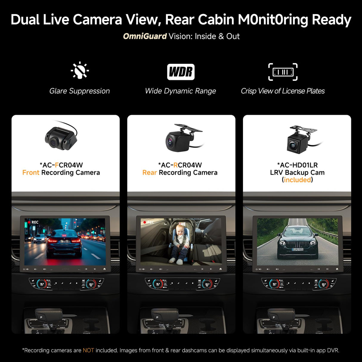 ATOTO S8G1104MS 10" Single Din & Double Din Car Stereo with Backup Camera, Floating QLED Screen, Wireless CarPlay & Android Auto, 4+32G, 4G LTE, ChatGPT-Powered AI Voice Control & Android Radio