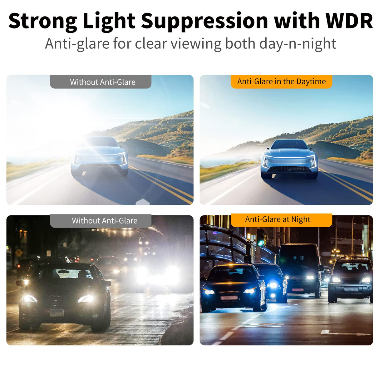 ATOTO AC-RCR01W 1080P Backup Camera - 150° Wide Angle, Night Vision, G-Sensor, for Select ATOTO P8 Series