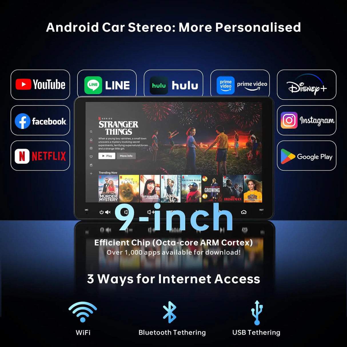 ATOTO A6G209PF 9" Autoradio 2 Din – OBD, Schermo QLED Touchscreen 8 Core Full Laminato, Bluetooth, Wireless Android Auto & CarPlay, Controllo Vocale, GPS Navigazione