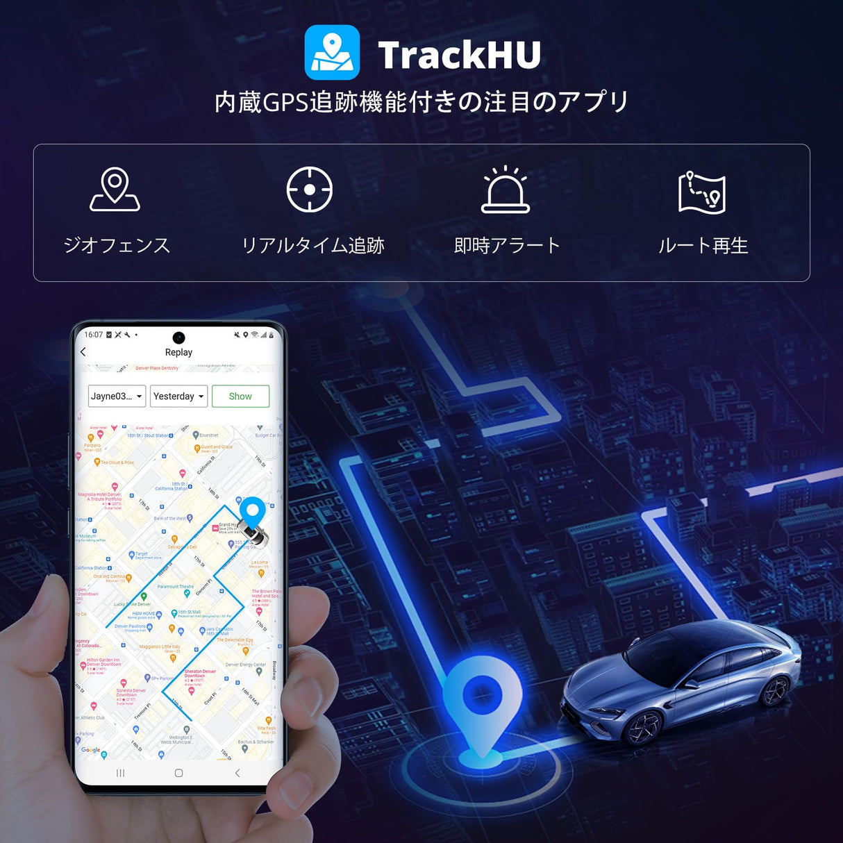 ATOTO CB6 ワイヤレスCarPlay/ Android Autoチップ:Bluetooth搭載、GPSトラッキング機能、8GB+128GB、大量のアプリに対応、インテリジェントAIボイスドングル、ブラック