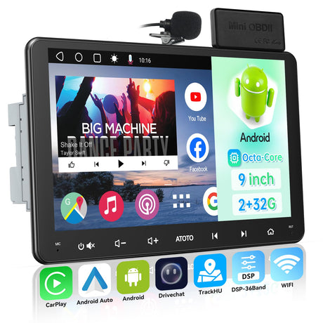 atoto a6pf  GPSナビ搭載の2dinディスプレイオーディオ