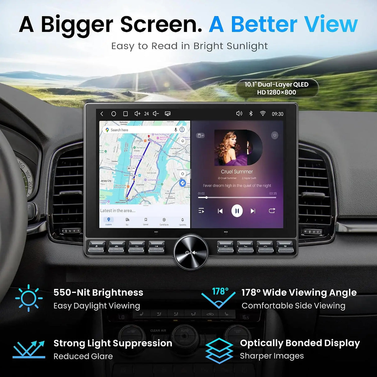 ATOTO S8 Gen4 10.1" Floating Single DIN & Double DIN Android Car Stereo