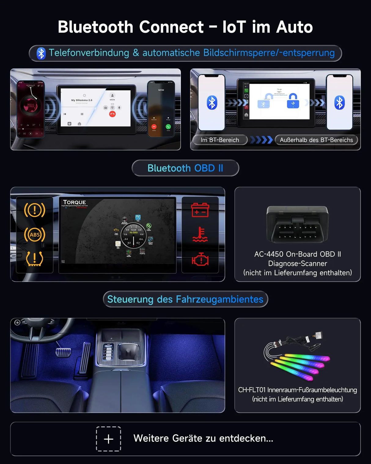 ATOTO CB4CT CarPlay AI Box – Adaptador CarPlay inalámbrico y Android Auto con Android 2GB+16GB, Caja de vídeo para YouTube, Netflix y más, Wi-Fi/Bluetooth doble, OTA, Negro