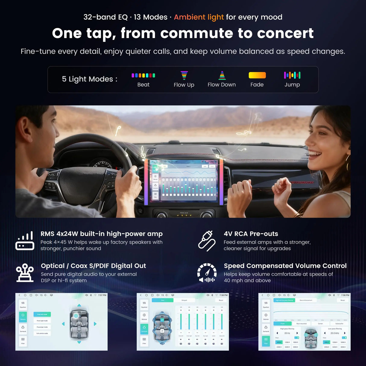 ATOTO A7G225PKL 12.5” Android Double DIN Car Stereo, Wireless CarPlay & Android Auto, AI Driving Alert & Geolocation Awareness, Car Location Tracking, 4G LTE, Parking Guard, Hi-Fi DSP 4V Pre-Out, EdgeFit Design