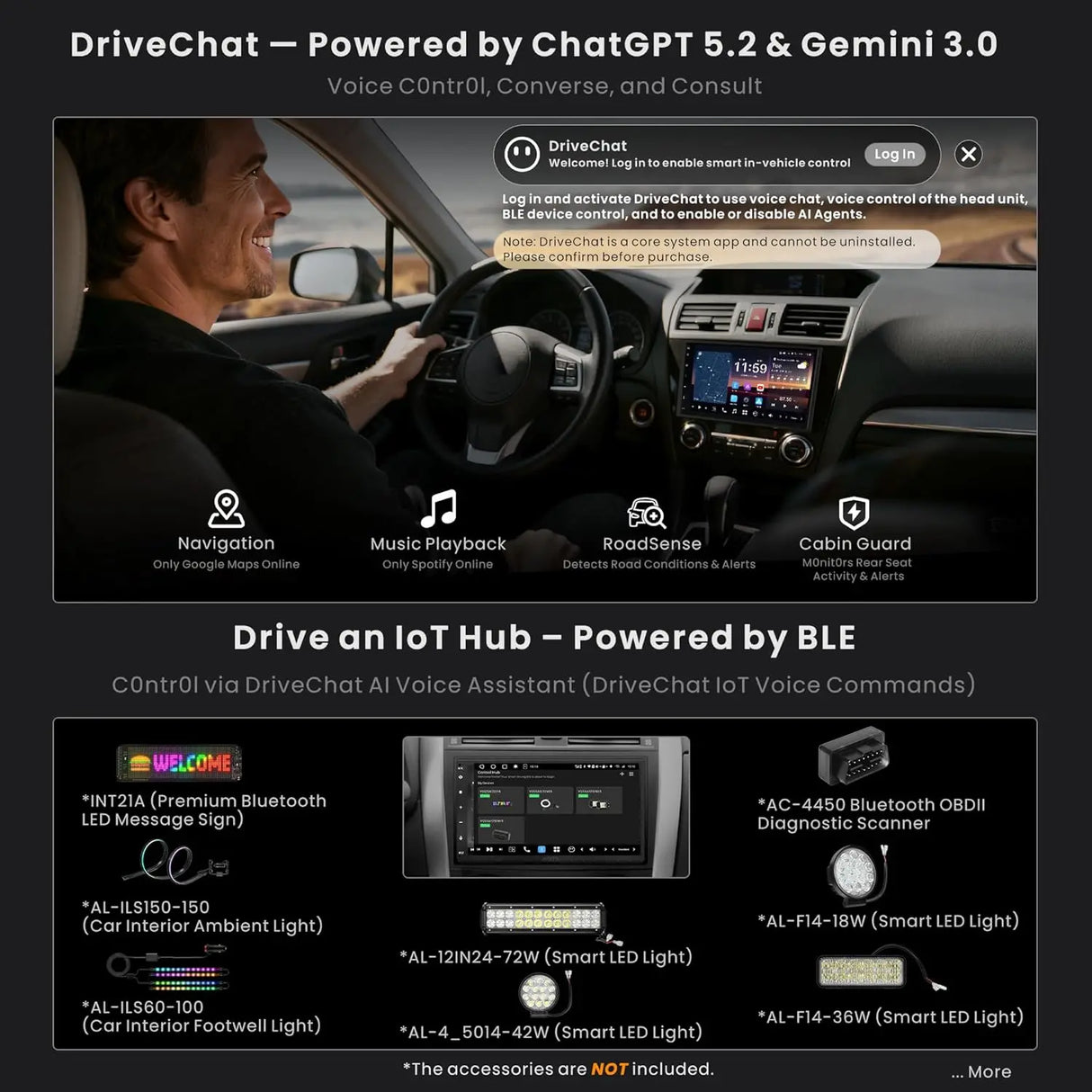 ATOTO X10G2B7E 7" Double Din Car Stereo, Dual Camera Input & Recording, 8G+128G, Android, Wireless CarPlay & Android Auto, 4G LTE, ChatGPT AI, Dual Phone Connection & Bluetooth, GPS Tracking