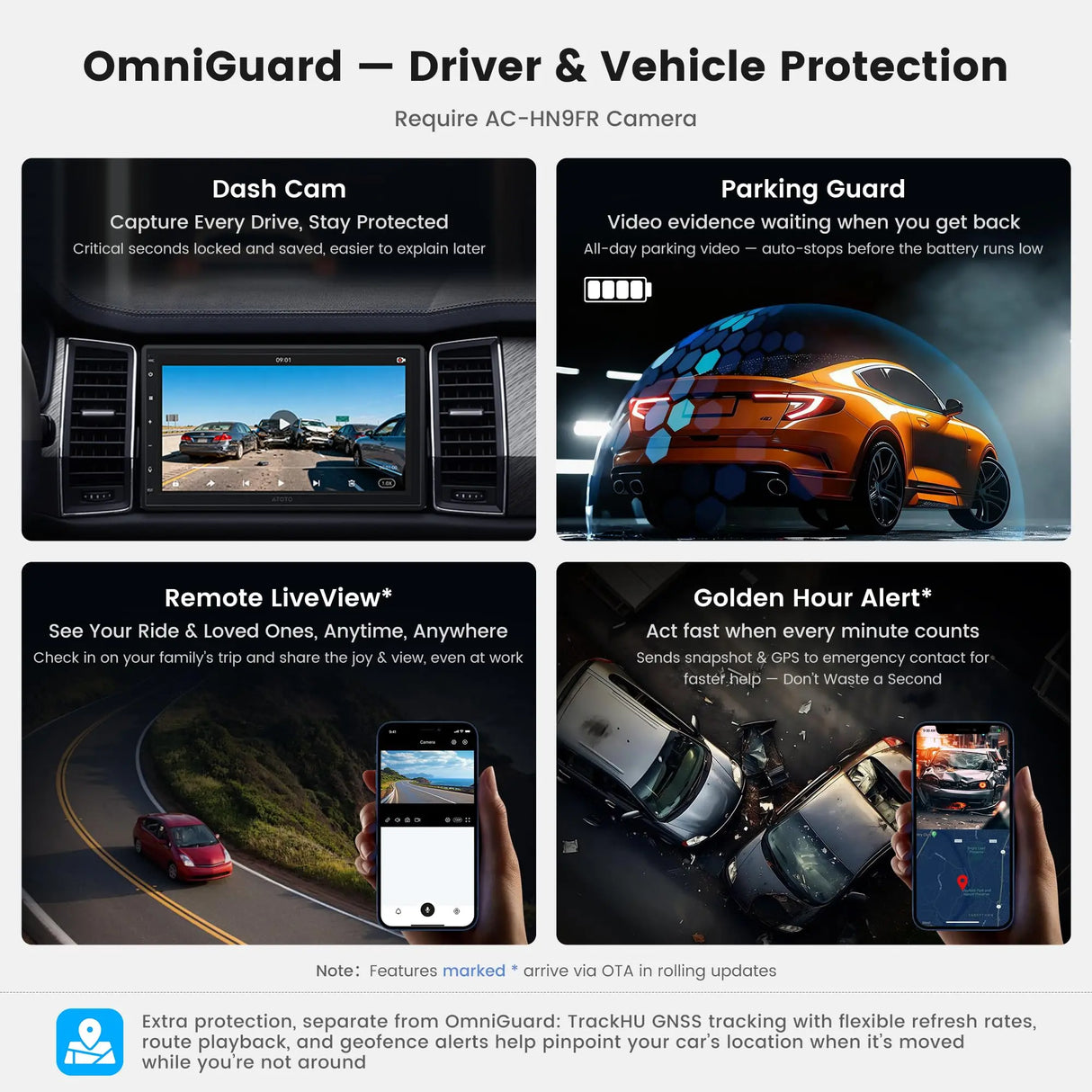 ATOTO A7G2B7PKL-S04 7" Android Double DIN Car Stereo with OBD2 Scanner, 8-Core 4G+64G, Built-in 4G LTE, Wireless CarPlay & Android Auto, QLED Touchscreen, Hi-Fi DSP 4V Pre-Out, GPS Tracking