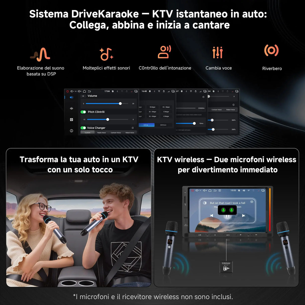 ATOTOEXCEL V10 Autoradio 2 Din Android 7" QLED, Karaoke in Auto, Registrazione Simultanea a 4 Telecamere, 4G SIM/Wi-Fi/USB Tethering, aptX HD Bluetooth, DSP Audio 7.1.2, IA Agentica