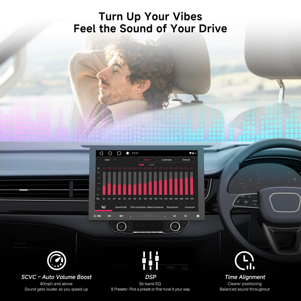 ATOTO A6G110PF 10.1" 8-Core Single & Double Din Apple Carplay Head Unit Wireless CarPlay, Android Auto GPS Tracker ChatGPT QLED Touchscreen