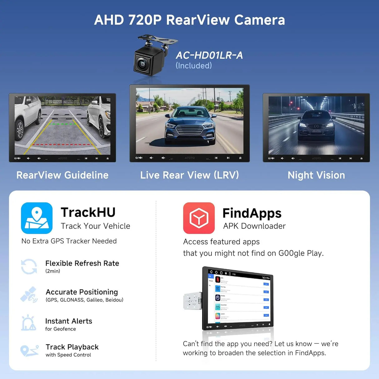 ATOTO A6G110PF 10" Single Din Car Stereo with Rear View Camera Access, Wireless CarPlay & Android Auto, Drive Chat AI Smart, DSP 36-Band EQ, Dual Bluetooth, GPS Tracking, Mirror Link