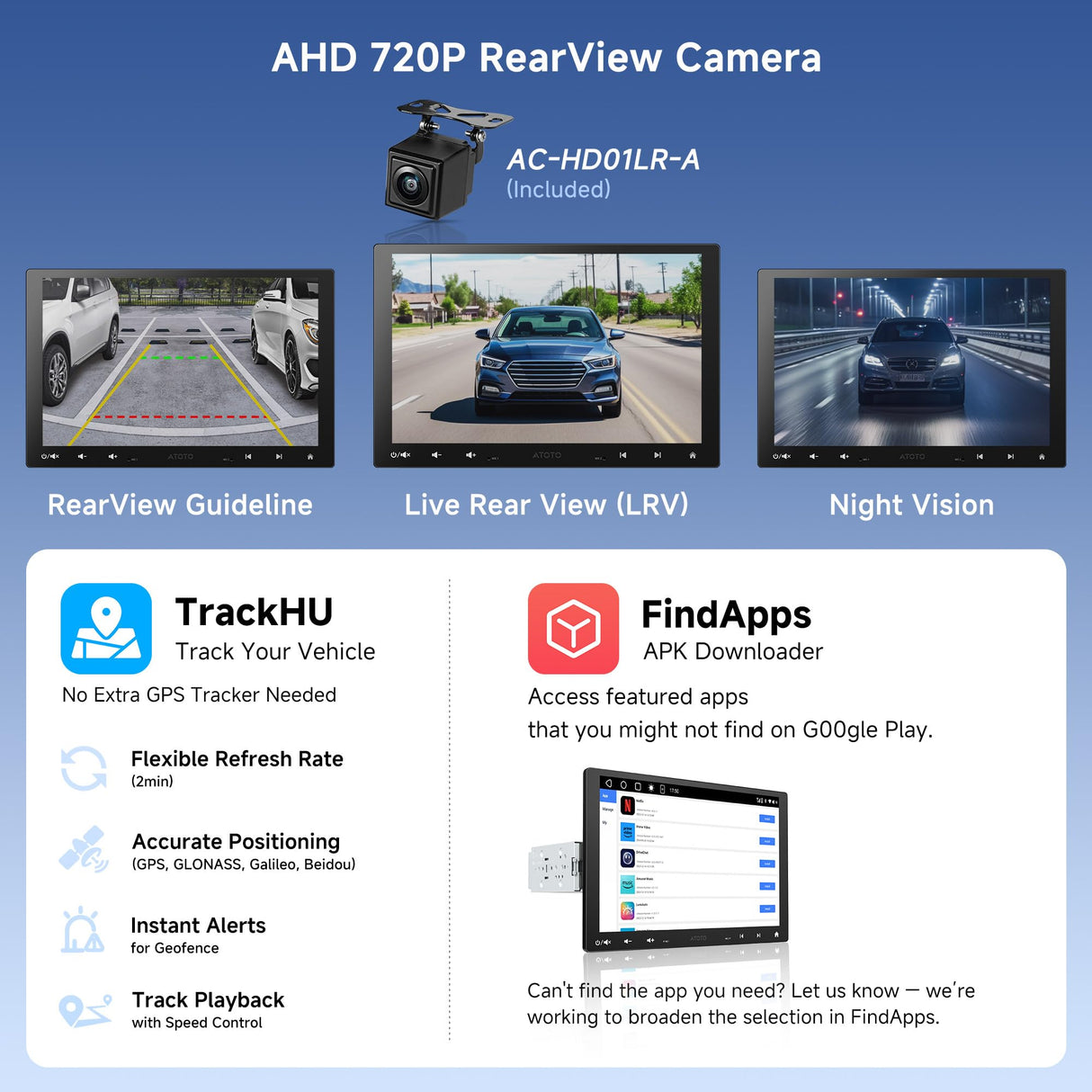 ATOTO A6G110PF 10" Single Din Car Stereo with Rear View Camera Access, Wireless CarPlay & Android Auto, Drive Chat AI Smart, DSP 36-Band EQ, Dual Bluetooth, GPS Tracking, Mirror Link