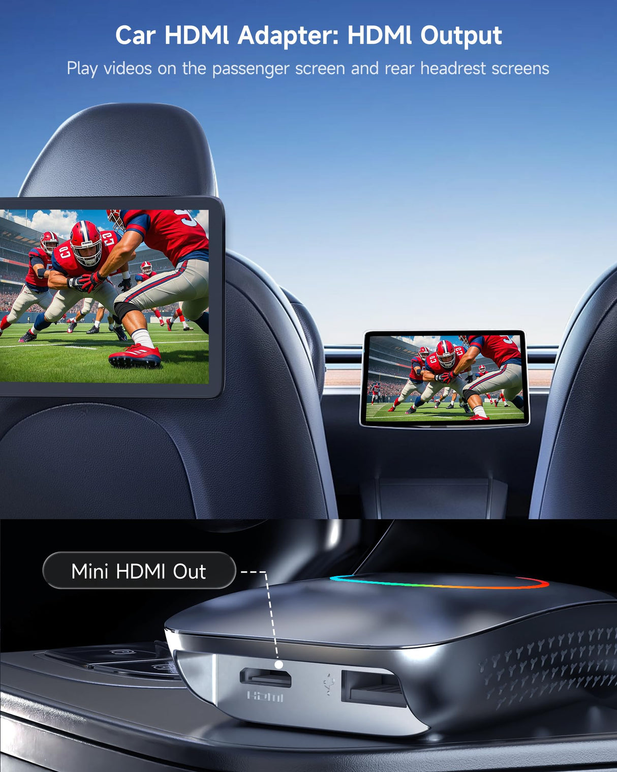 ATOTO CB4CT Android Box【AI Box ワイヤレスアダプター】CarPlay・Android Auto対応 2GB+16GB 動画配信対応(YouTube/Hulu/Spotify) 車載マルチメディアボックス デュアルWi-Fi・デュアルBluetooth AIアシスタント HDMI出力 USB対応 プラグ&プレイ OTAアップデート OBD II搭載 モデル