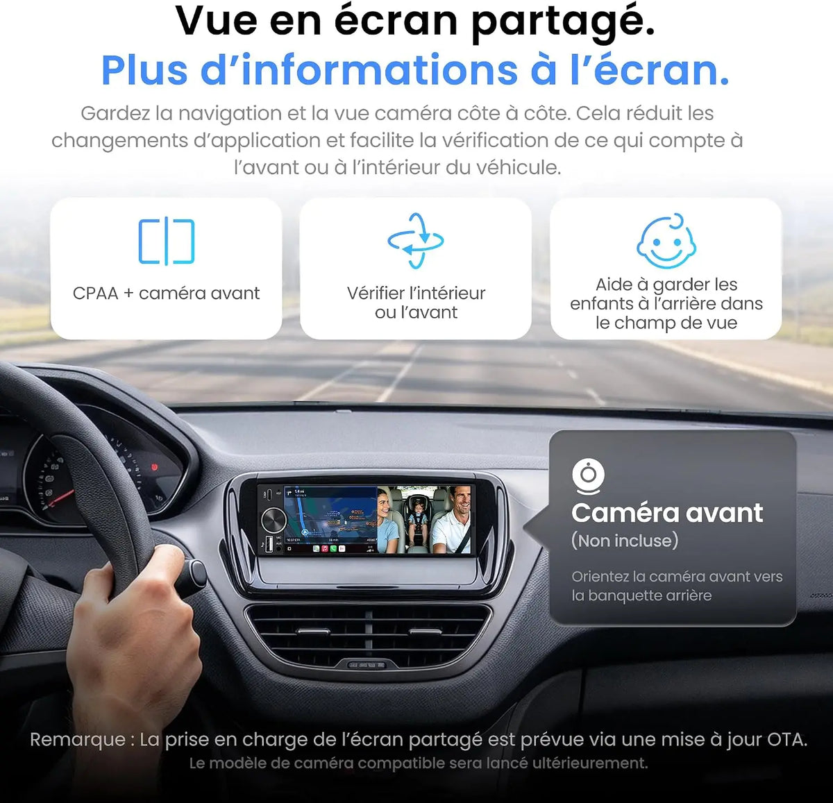 ATOTO F7WE Autoradio 1 DIN 6.28 Pouces avec CarPlay sans Fil & Android Auto