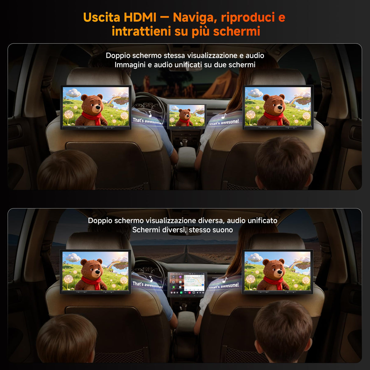 ATOTO V10G211OC 10" Android 2DIN Autoradio, 6GB+128GB, Bluetooth 5.4/Wi-Fi, CarPlay e Android Auto Senza Fili