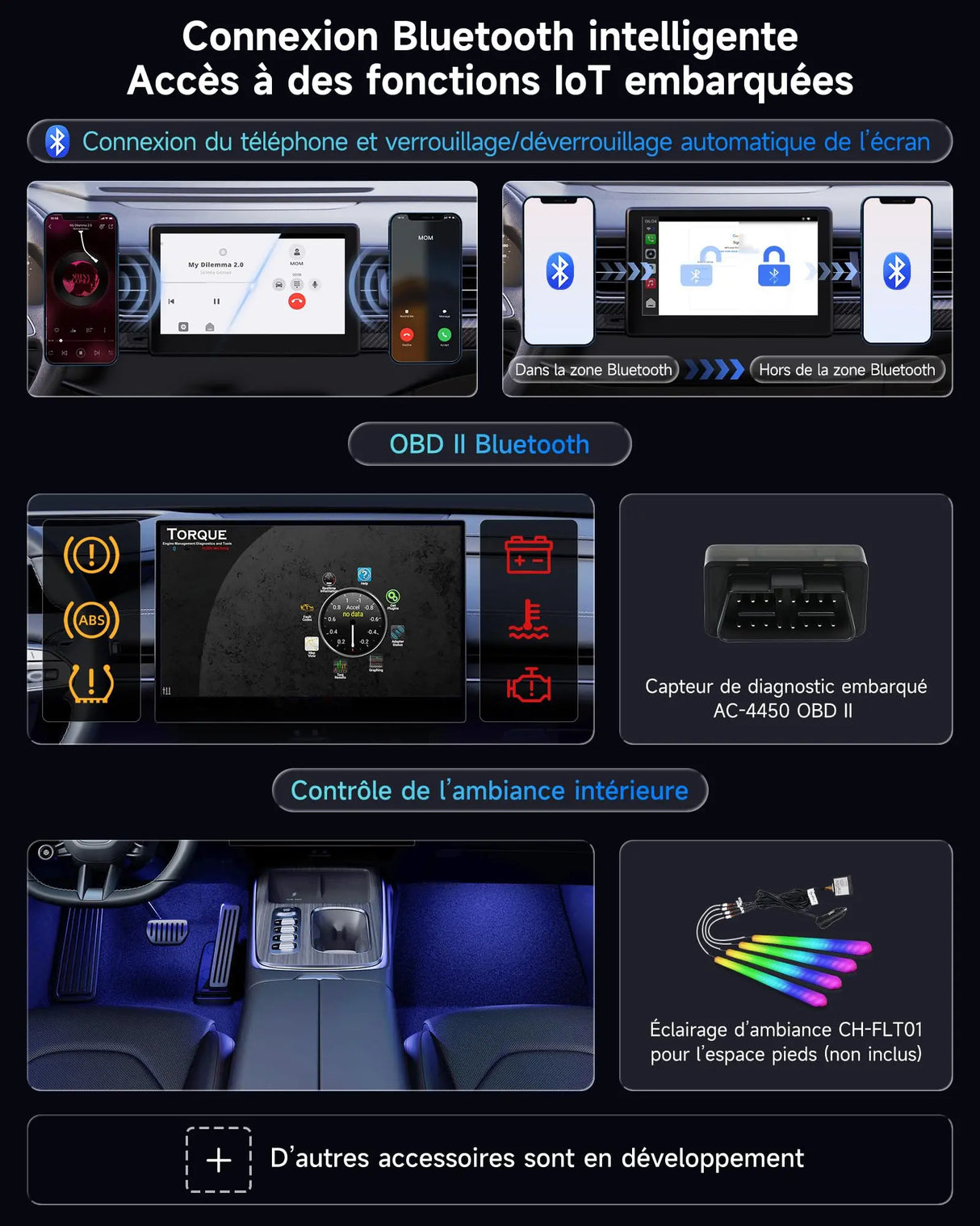 ATOTO CB4CT Adattatore CarPlay Wireless AI Box, OBD II, Android Auto & CarPlay Senza Fili, Android 13 OS 2G+16G, Box Multimediale Auto per YouTube/Netflix, 4G/WiFi/Bluetooth Doppio, OTA, Grigio