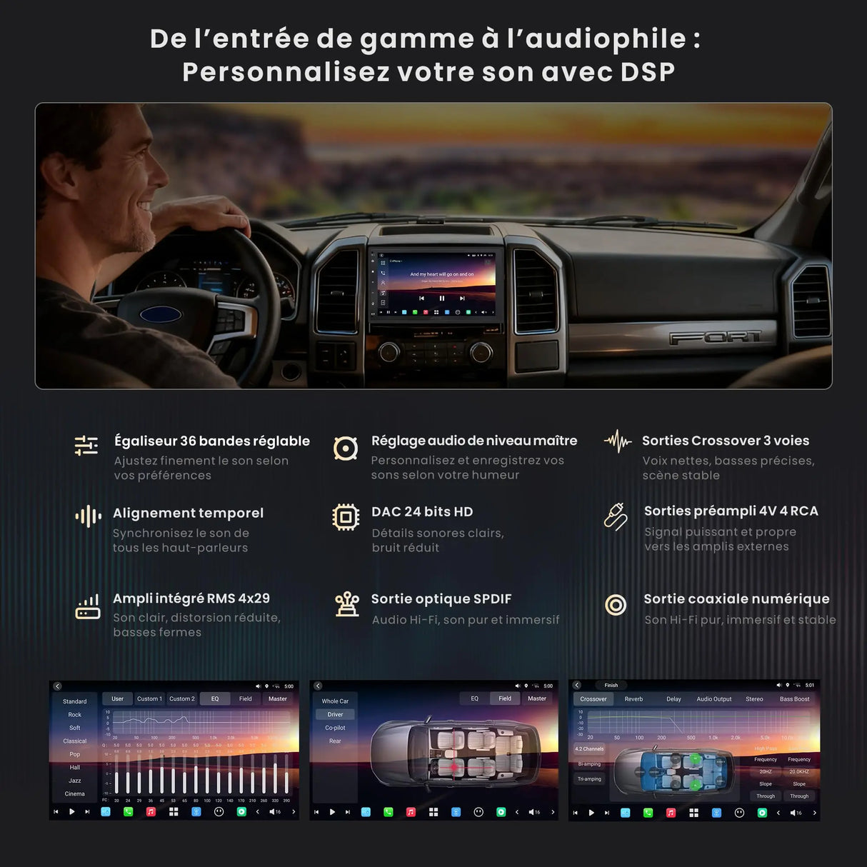 ATOTO X10DG2B7E Autoradio 2 DIN 7 Pouces, QLED, 8+128G, Microphone Double et Entrée Caméra, CarPlay & Android Auto sans fil, 4G LTE, Assistant vocal IA, Suivi GPS, DAB, Bluetooth, LRV, Entrée HDMI