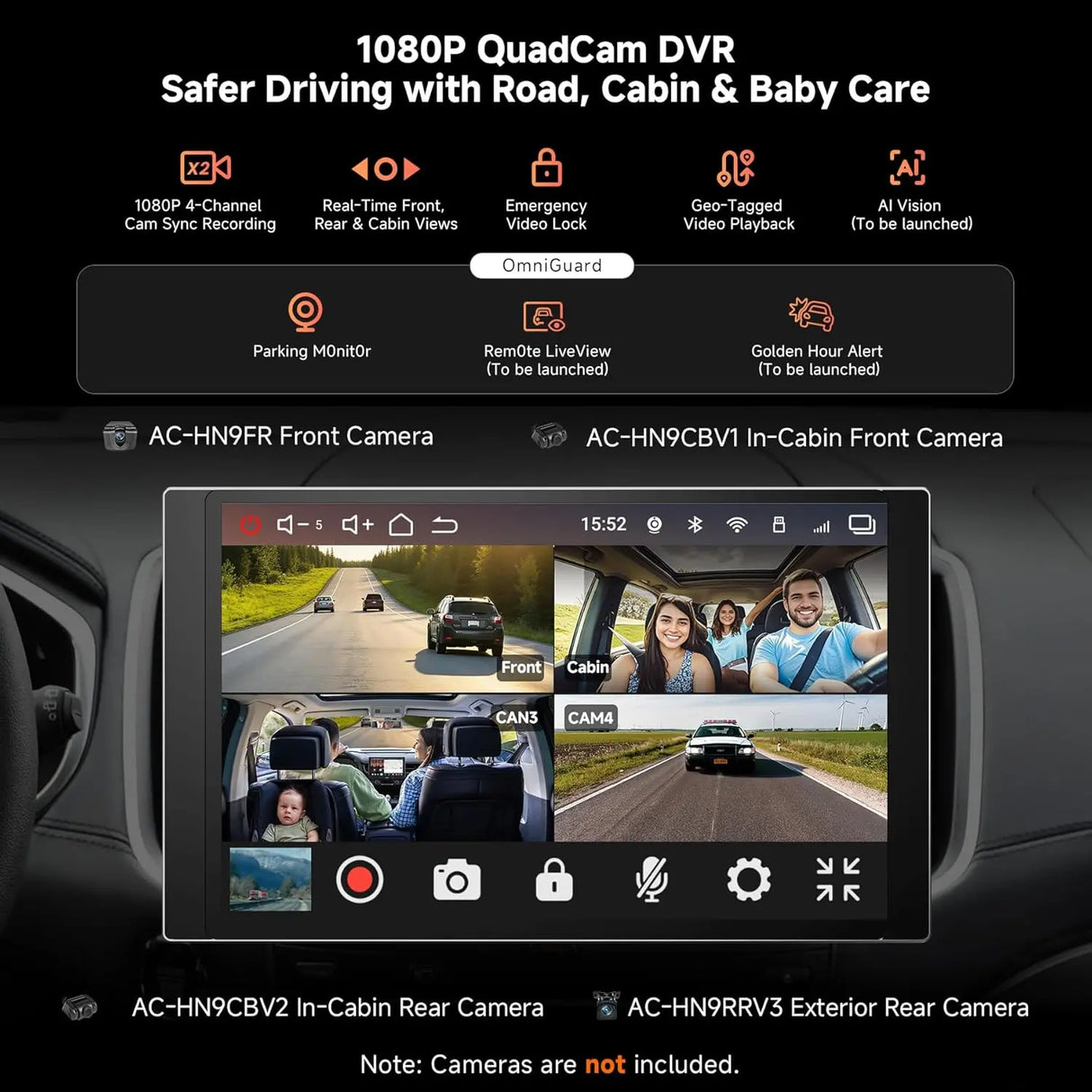 ATOTO V10G225OC 12.5" QLED Android Double DIN Car Stereo, 6GB+128GB, 4G LTE, In-Car Karaoke, Pro DSP with 4V RCA, 4-Channel Dash Cam Recording, Music-Sync Lighting, aptX HD Bluetooth, Wireless Apple CarPlay & Android Auto