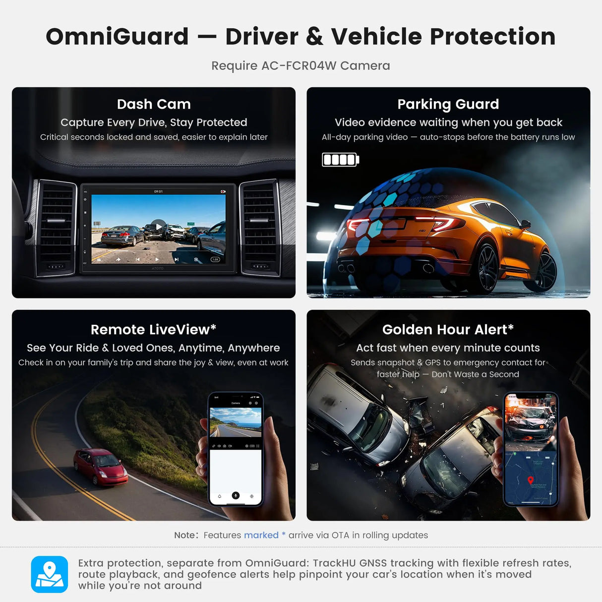 ATOTO A7G2B7PKL 7" QLED Double Din Car Stereo – Android 13, 4GB+64GB, 8-Core, Wireless CarPlay & Android Auto, 4G LTE, Wi-Fi/USB, Hi-Fi DSP with 4V Pre-Outs, SCVC/LRV, GPS Tracking, Agentic AI