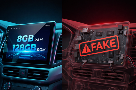 android car stereo fake ram storage