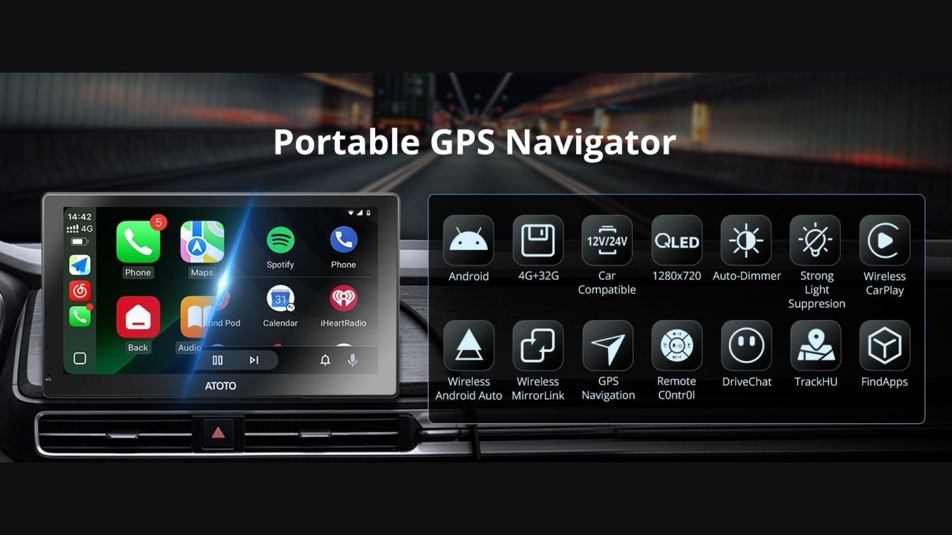 Portable CarPlay Screen – Wireless CarPlay & Android Auto Tips – ATOTO