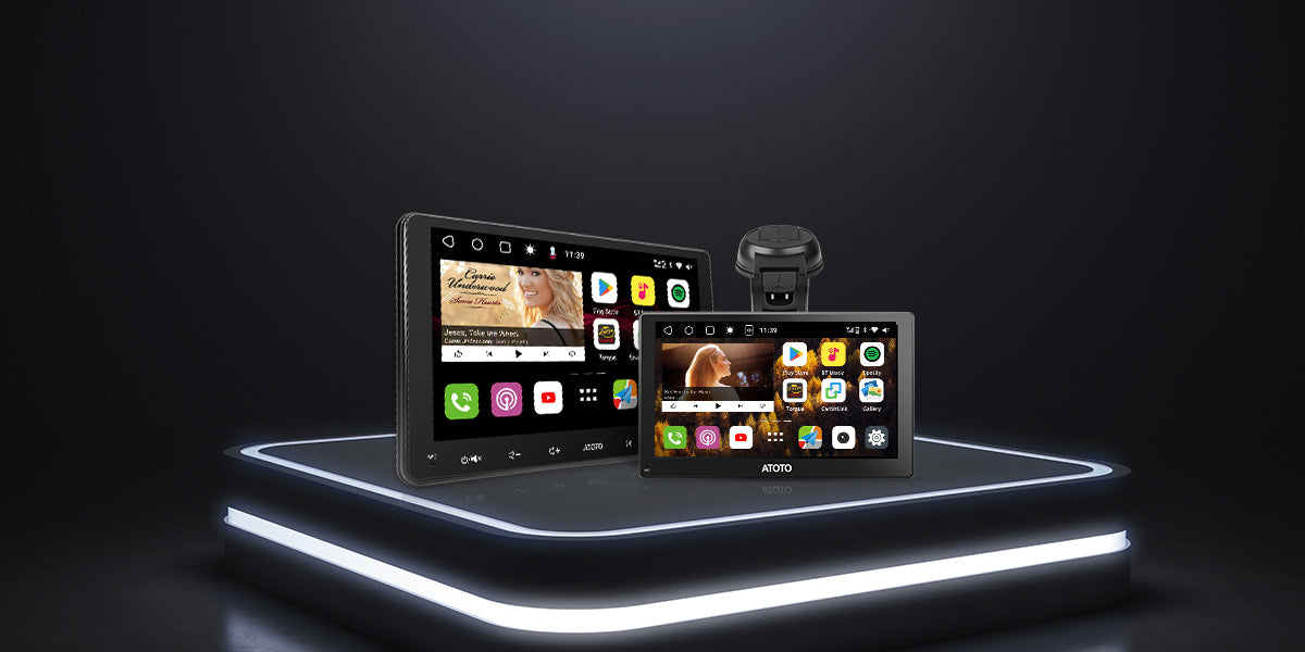 Autoradio Android 9 Pollici 2 DIN | 8GB+256GB Con Carplay, GPS, DAB+ E Telecamera Posteriore