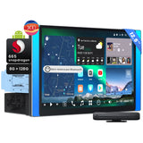 ATOTO X10G125E Android-Autoradio mit 1 DIN & Doppel DIN, Floating-Display, KI-Vision, 7.1.2 Audio, 4V RCA, HDMI-IN, 8G+128G, 4G LTE [12,5" QLED]